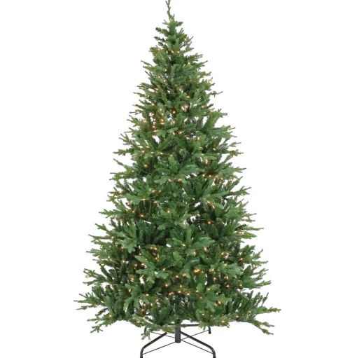 Sale The Holiday Aisle 7' 5" H Green Fir Christmas Tree With 700 Lights