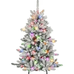 Shop The Holiday Aisle 4' 5'' H Green Pine Christmas Tree With 150 Lights