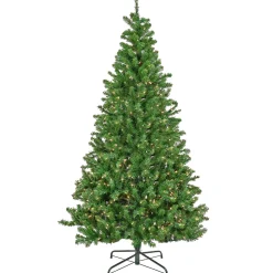 Cheap The Holiday Aisle 7' 6" H Green Pvc Spruce Christmas Tree With 700 Incandescent Steady/Constant Lights
