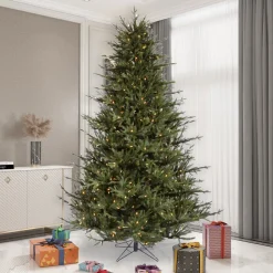 Outlet Rebrilliant 8' 6" H Green Realistic Artificial Fir Christmas Tree With 1000 Lights Led Lights
