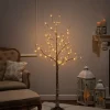 Sale Greyleigh 5' 6" H Slender Brown Pine Christmas Tree With 88 Led Lights