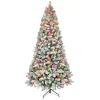 Shop The Holiday Aisle 6' 5'' H Slender Green Pine Christmas Tree With 300 Lights