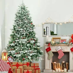 Best Sale The Holiday Aisle 6.5' Black Pine Artificial Christmas Tree With 450