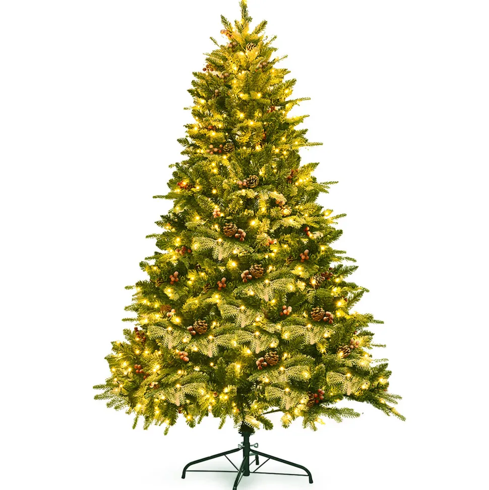 Best Sale The Holiday Aisle 6.5' Black Pine Artificial Christmas Tree With 450