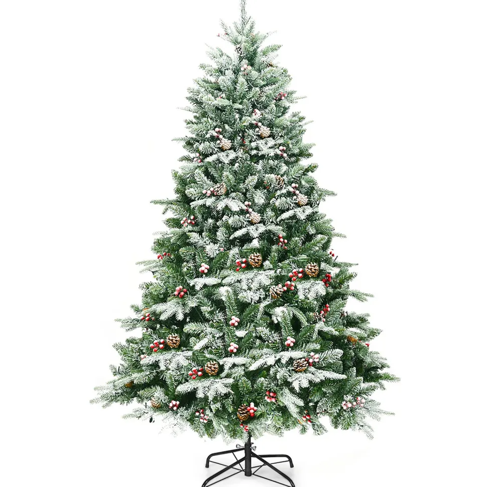 Best Sale The Holiday Aisle 6.5' Black Pine Artificial Christmas Tree With 450