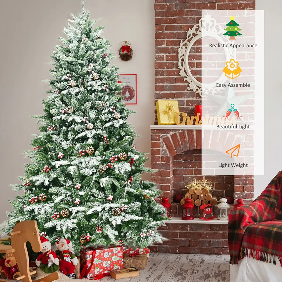 Best Sale The Holiday Aisle 6.5' Black Pine Artificial Christmas Tree With 450