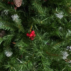 Clearance The Holiday Aisle 4.5' Frosted Green Spruce Artificial Christmas Tree With 200 Multi-Colored Lights