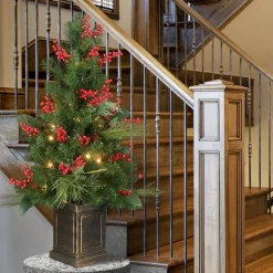 Outlet The Holiday Aisle 3.3 Ft. Green Pine Artificial Christmas Tree With 35 Clear Lights