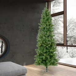 Cheap The Holiday Aisle 8.5' Green Artificial Christmas Tree With 450 Warm White Led Lights With Stand