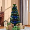 Hot The Holiday Aisle 5' Green Artificial Christmas Tree With 180 Multi-Colored Lights