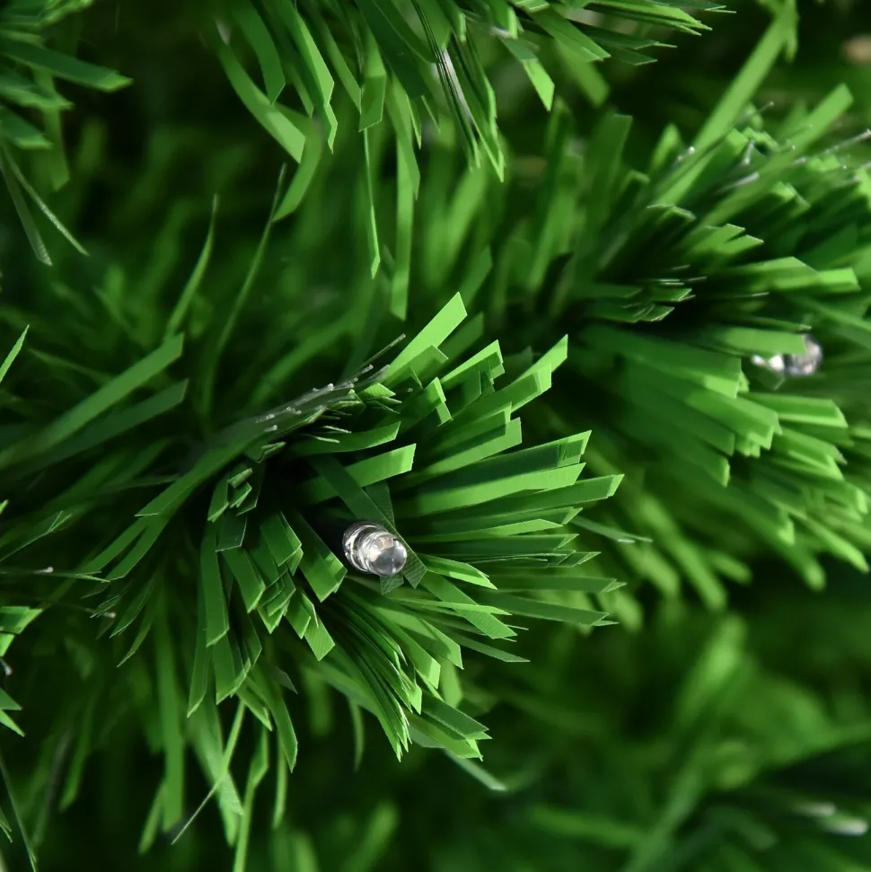 Hot The Holiday Aisle 5' Green Artificial Christmas Tree With 180 Multi-Colored Lights