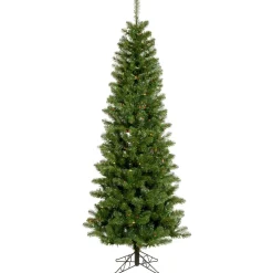 Flash Sale The Holiday Aisle 6.5' Green Artificial Christmas Tree With 250 Multicolored Lights With Stand