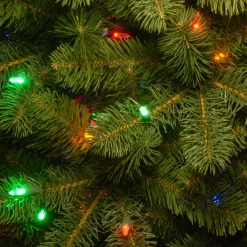 Discount Mercury Row 90' Green Fir Artificial Christmas Tree With 350 Color + Clear Lights