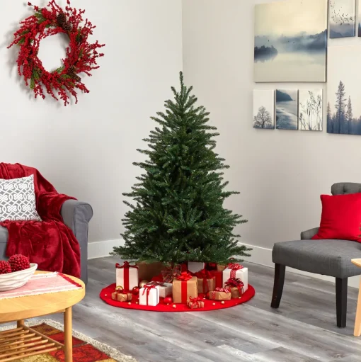 Flash Sale The Holiday Aisle 5' Green Fir Artificial Christmas Tree With 350 Clear Lights