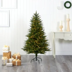 Hot The Holiday Aisle 5' Green Fir Artificial Christmas Tree With 250 Clear Lights