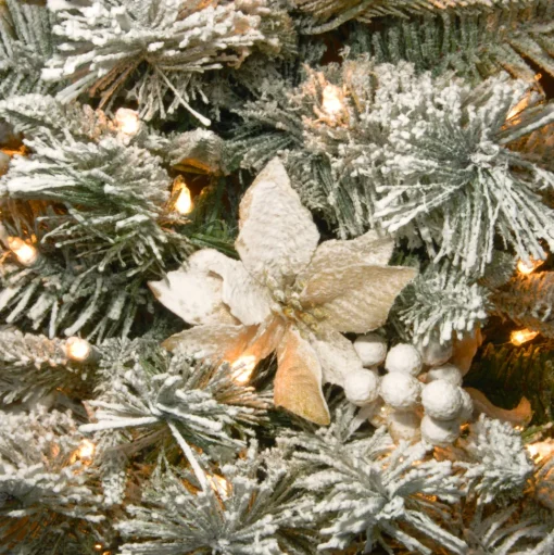 Best Sale Three Posts 6' Green Fir Artificial Flocked/Frosted Christmas Tree With 200 Lights
