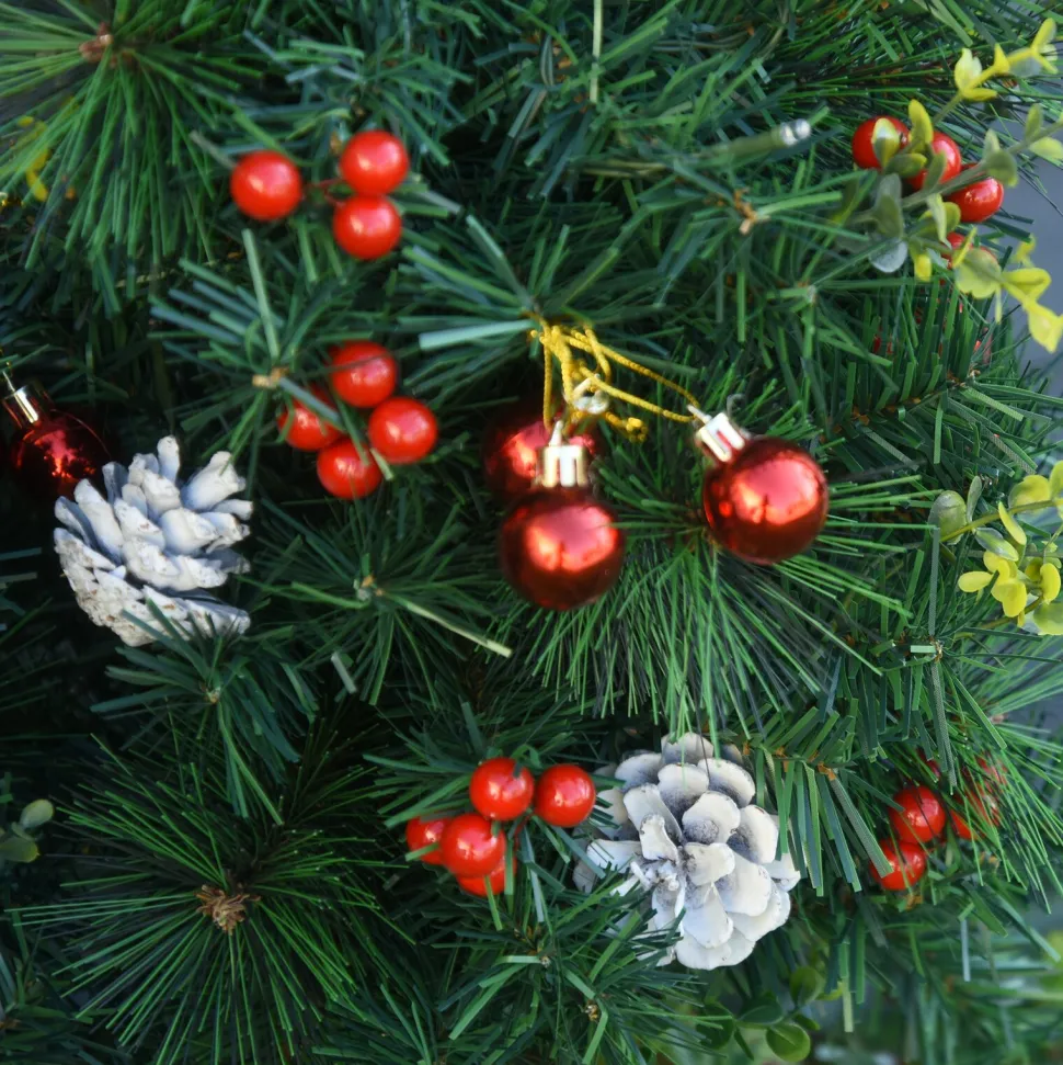 Discount The Holiday Aisle 2' Green Pine Artificial Christmas Tree With 24 Clear & White Lights