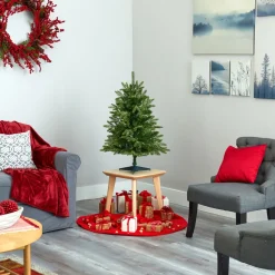 Sale The Holiday Aisle 7' Green Pine Artificial Christmas Tree With 500 Clear Lights
