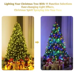Fashion The Holiday Aisle 4' Green Pine Artificial Christmas Tree With 100 Multi-Color Lights