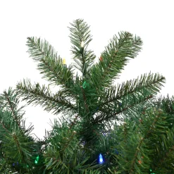 Cheap The Holiday Aisle 6.5' Green Pine Artificial Christmas Tree With 200 Multicolored