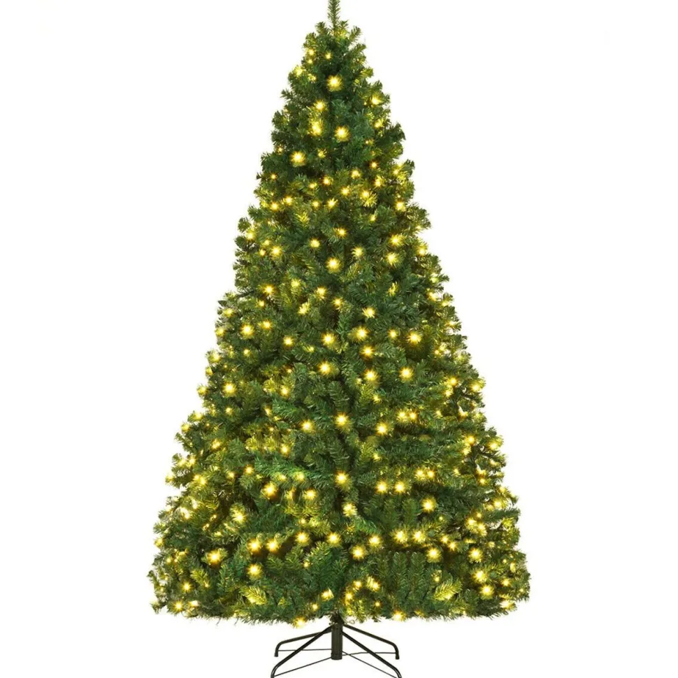 Online The Holiday Aisle 8' Green Pine Artificial Christmas Tree With 430 White Lights