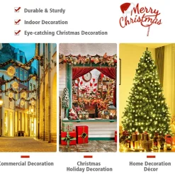 Online The Holiday Aisle 8' Green Pine Artificial Christmas Tree With 430 White Lights