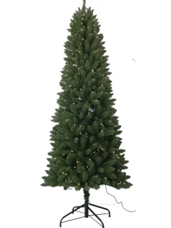 Clearance Santa's Workshop 6.5' Green Pine Artificial Christmas Tree With 250 Clear/White Lights