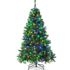 Cheap The Holiday Aisle 6' Green Realistic Pvc Pine Christmas Tree With 260 Led