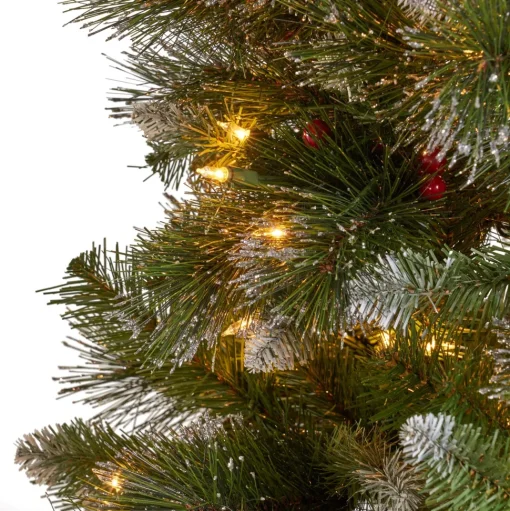 Sale The Holiday Aisle 9' Green Spruce Artificial Christmas Tree With 750 Clear Lights