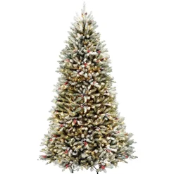 Sale The Holiday Aisle 9' Green Spruce Artificial Christmas Tree With 900 Clear/White Lights