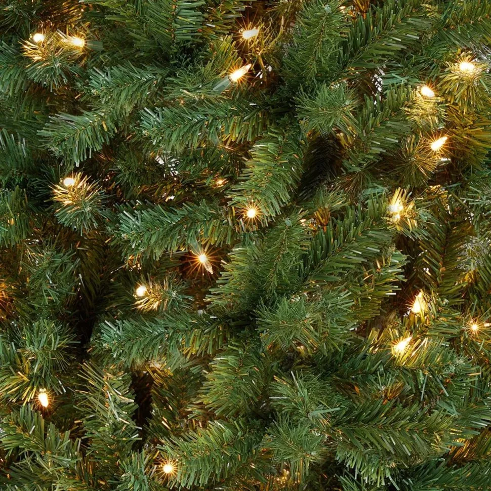 New The Holiday Aisle 7.5' Green Spruce Artificial Christmas Tree With 350 Clear/White Lights