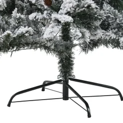 Store The Holiday Aisle 7' Green Spruce Flocked Christmas Tree With 350 Led Lights