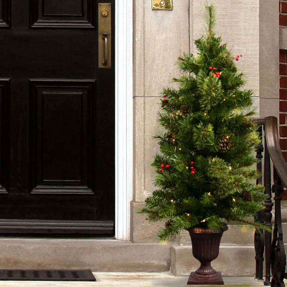 Hot Andover Mills 3.5' H Green Artificial Fir Christmas Tree With 50 Lights