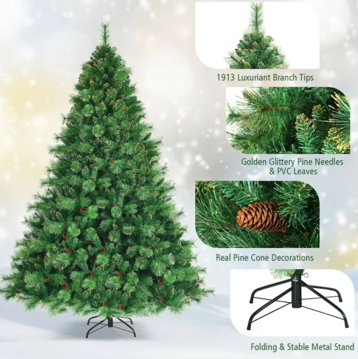 Store The Holiday Aisle 8' H Green Christmas Tree With 700 Led Lights