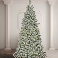 Discount The Holiday Aisle 108'' H Green Fir Christmas Tree With 600 Led Lights