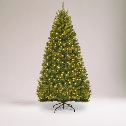 Outlet The Holiday Aisle 72" H Green Pine Christmas Tree With 350 Led Lights