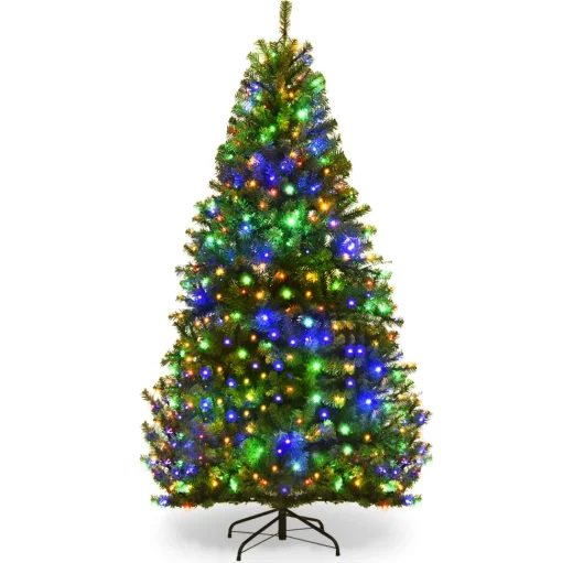 Outlet The Holiday Aisle 72" H Green Pine Christmas Tree With 350 Led Lights
