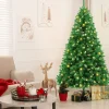 Best Sale The Holiday Aisle 6' H Green Pine Christmas Tree With 300 Led Lights