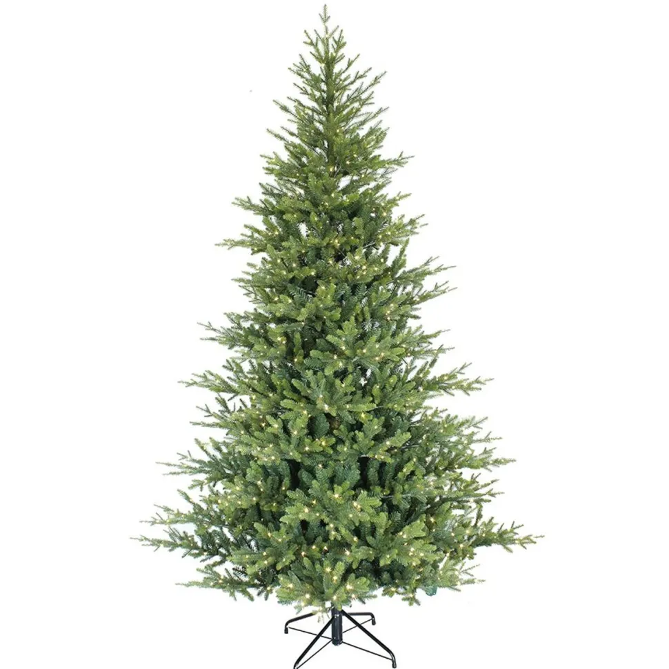 Best The Holiday Aisle 90" H Green Realistic Artificial Spuce Christmas Tree With 1000 Lights