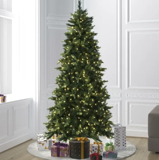 Outlet The Holiday Aisle 78'' H Green Realistic Spruce Christmas Tree With 500 Led Lights