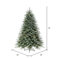 Hot The Holiday Aisle 78'' H Green Realistic Spruce Christmas Tree With 500 Led Lights