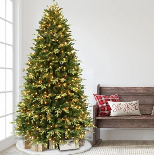 Fashion The Holiday Aisle 7'6" H Green Realistic Spruce Christmas Tree With 800 Lights