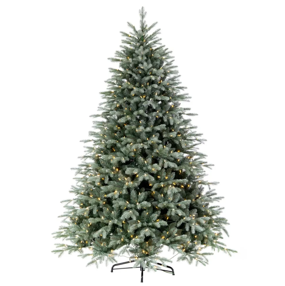 Discount The Holiday Aisle 108'' H Green Realistic Spruce Christmas Tree With 1100 Led Lights