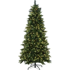 Cheap The Holiday Aisle 108'' H Green Realistic Spruce Christmas Tree With 750 Lights