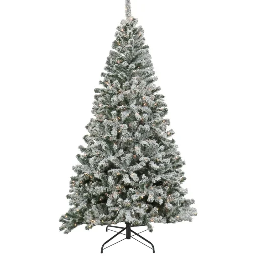 Shop The Holiday Aisle 90'' H Green Spruce Christmas Tree With 700 Led Lights