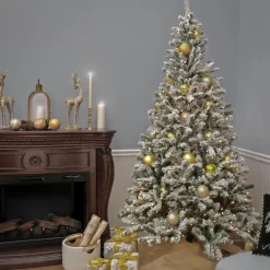 Shop The Holiday Aisle 90'' H Green Spruce Christmas Tree With 700 Led Lights