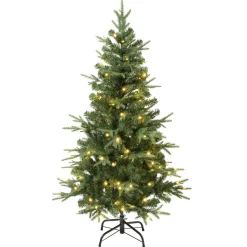 Sale The Holiday Aisle 54" H Regular Realistic Artificial Pvc And Pe Blend Fir Christmas Tree