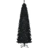 Best The Holiday Aisle 7' H Slender Black Spuce Christmas Tree With 350 Led Lights