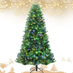 Online The Holiday Aisle 84'' H Slender Green Artificial Spruce Christmas Tree With 500 Led Changing/Combination Lights