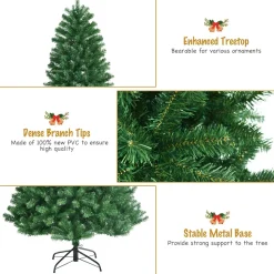 Online The Holiday Aisle 84'' H Slender Green Artificial Spruce Christmas Tree With 500 Led Changing/Combination Lights
